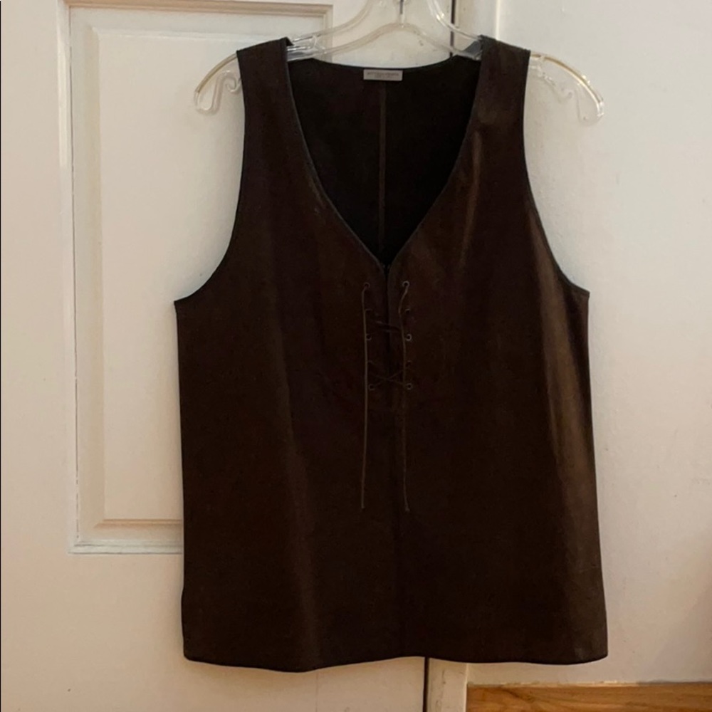 Bottega Veneta suede vest